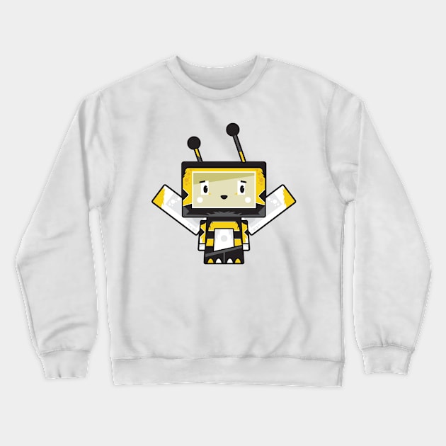 Cute Cartoon Blockimals Bee Crewneck Sweatshirt by markmurphycreative